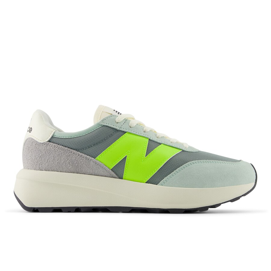 Кроссовки new balance 370, цвет Mint/Neon green/Light green — фото 2