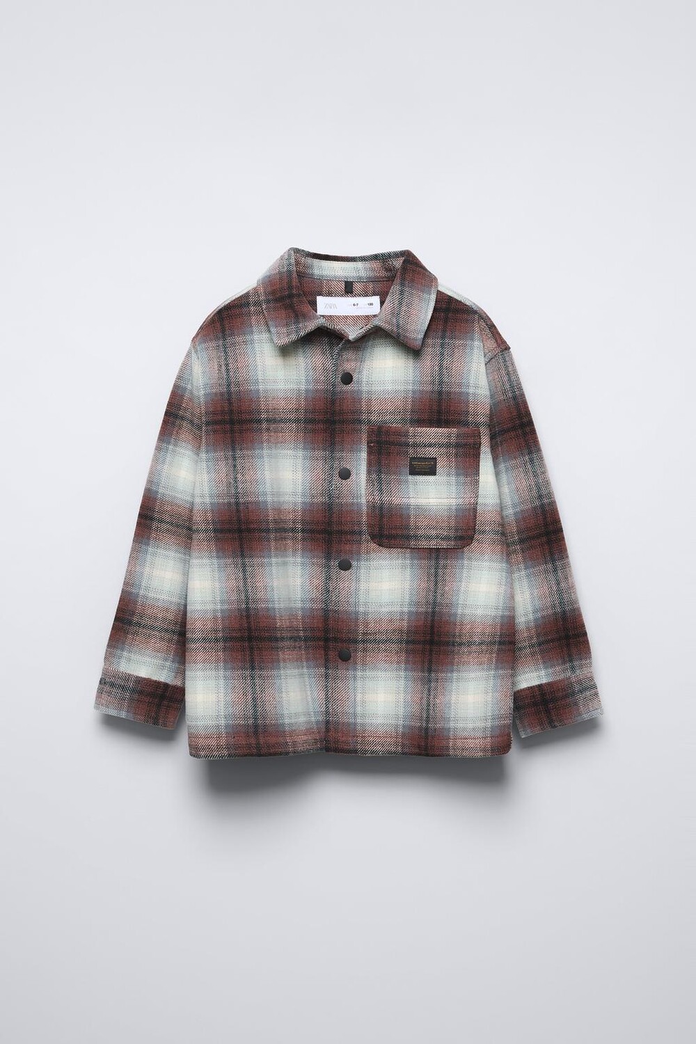 

Рубашка ZARA, кирпичный
