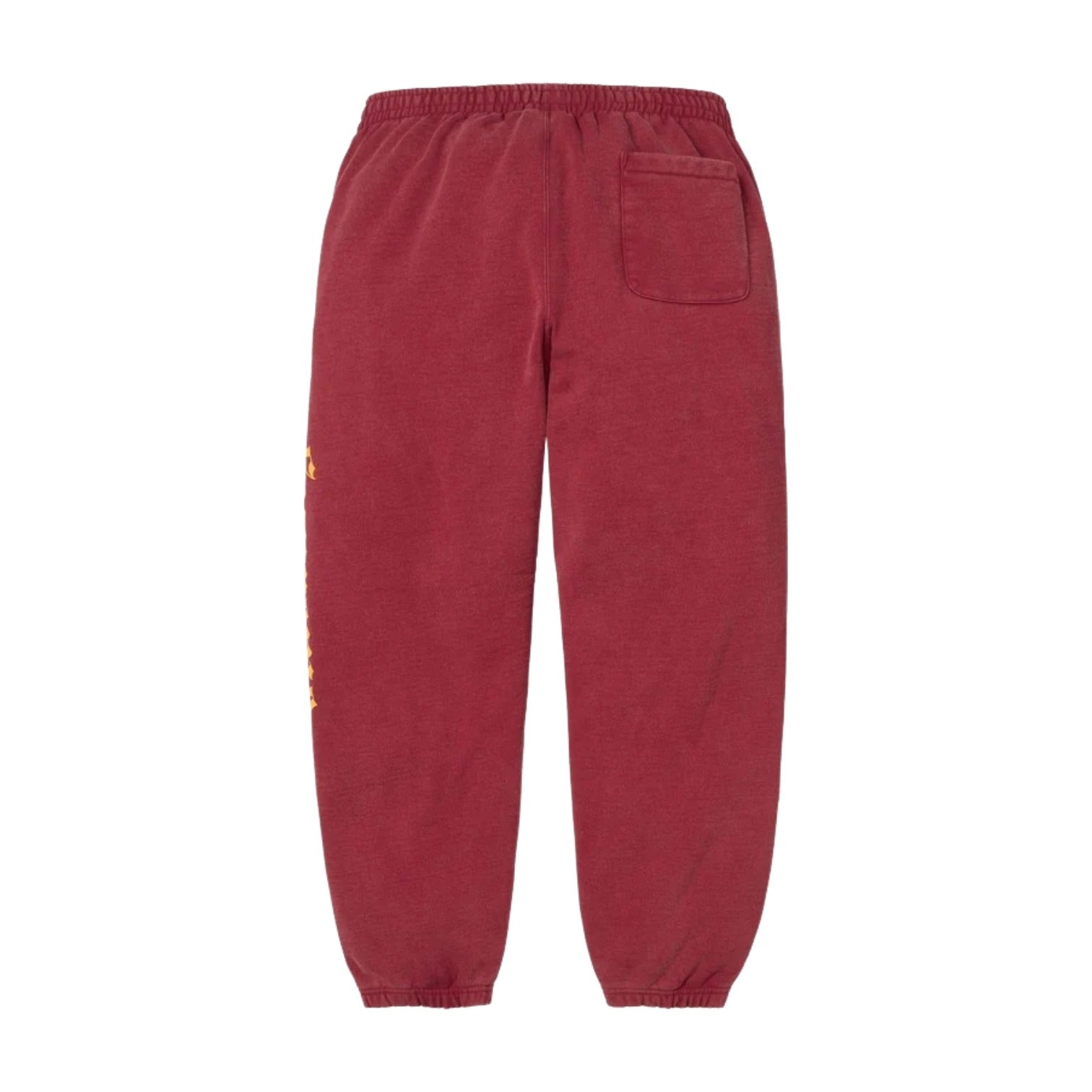Спортивные штаны Supreme FW25 Washed Old English 'Cardinal' — фото 2