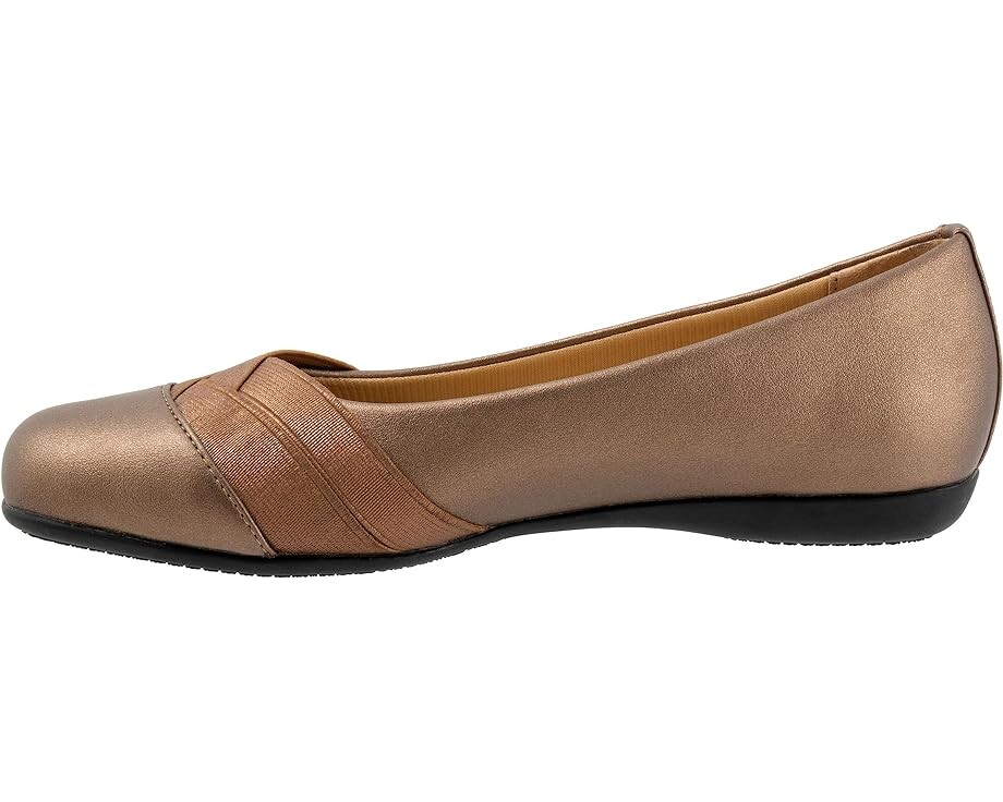 Туфли на плоской подошве Trotters Stella, бронзовый — фото 4