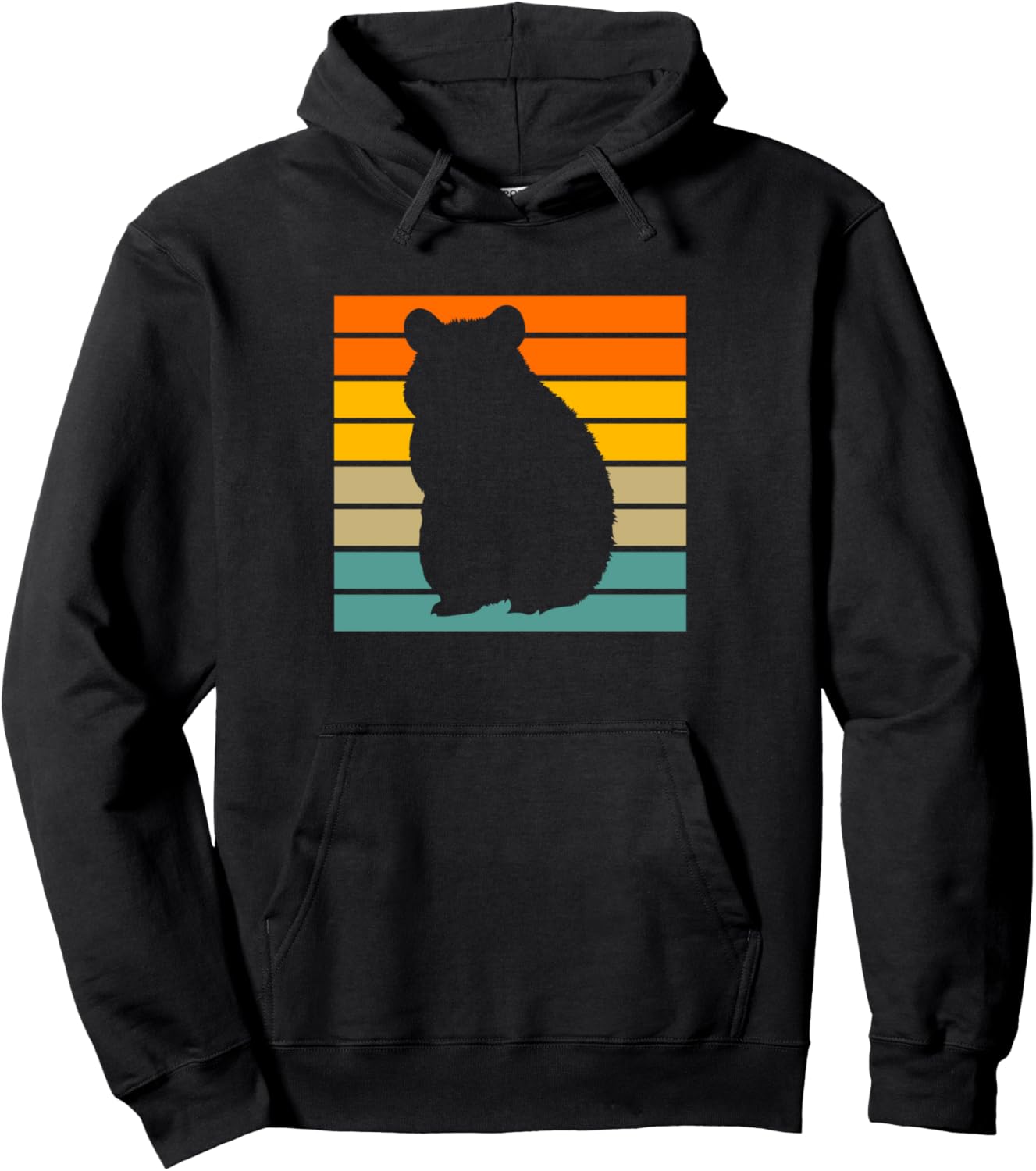 

Ретро винтажная толстовка с медведем Bears & Bear Lover Gift, черный