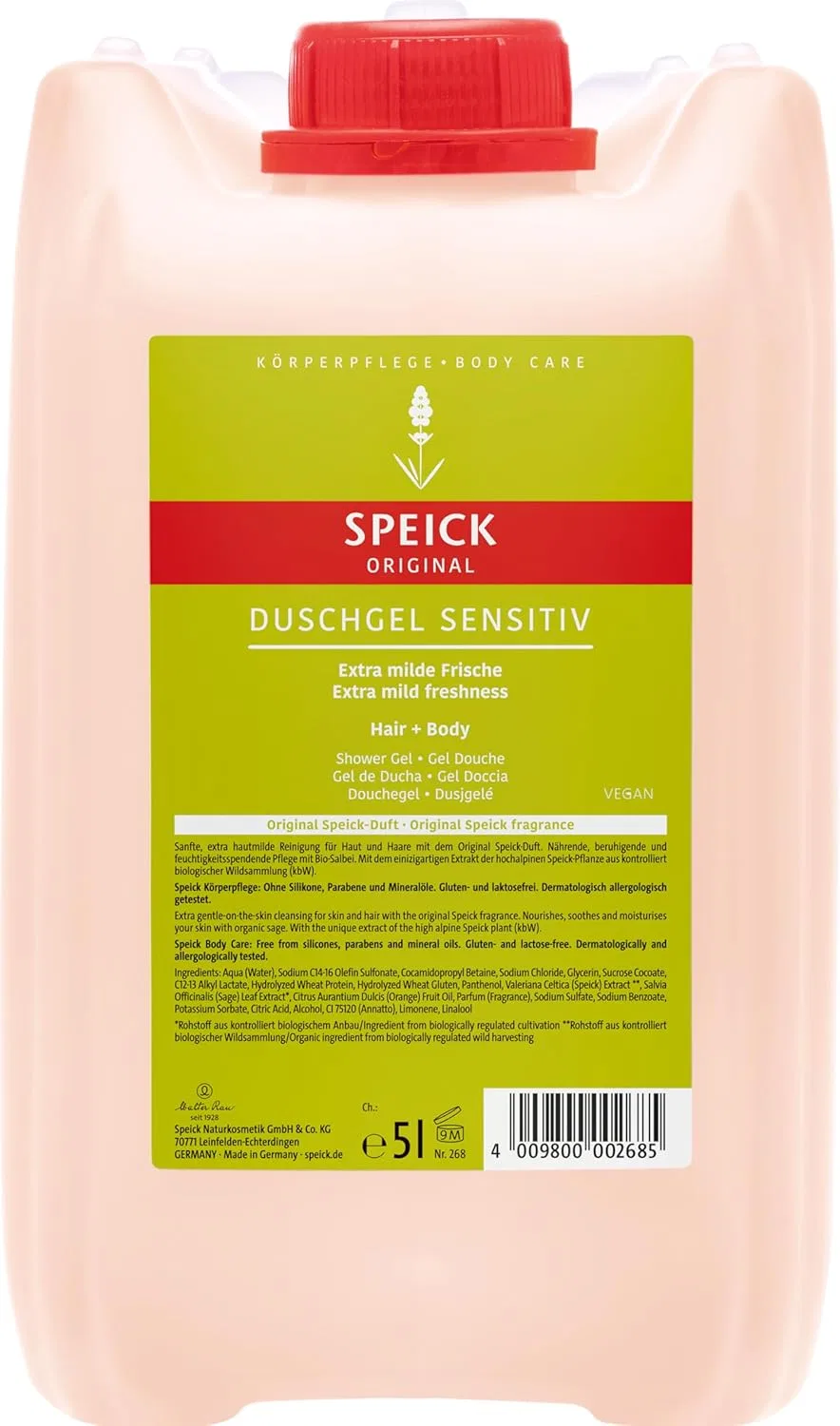 Гель для душа «Original Sensitive» от Speick Speick