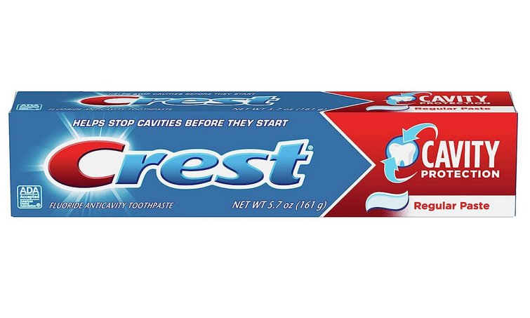 Освежающая фторидная зубная паста Regular Cavity Protection Crest 161 г — фото 2