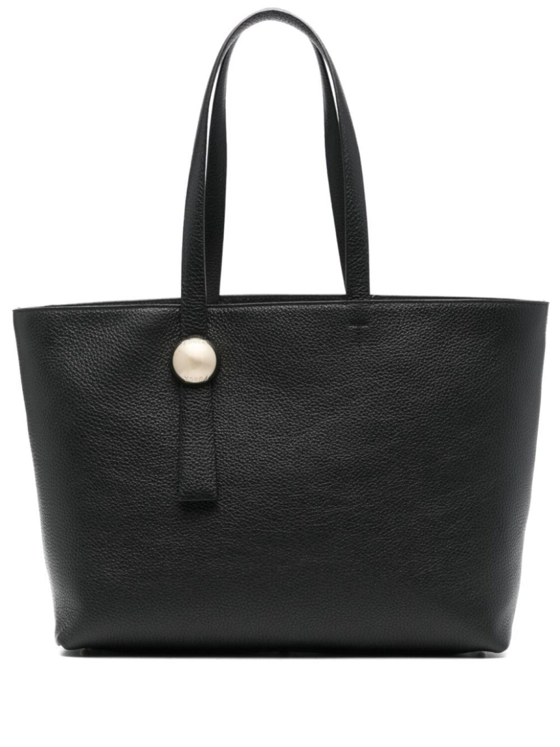 

Furla сумка-тоут с тисненым логотипом, черный