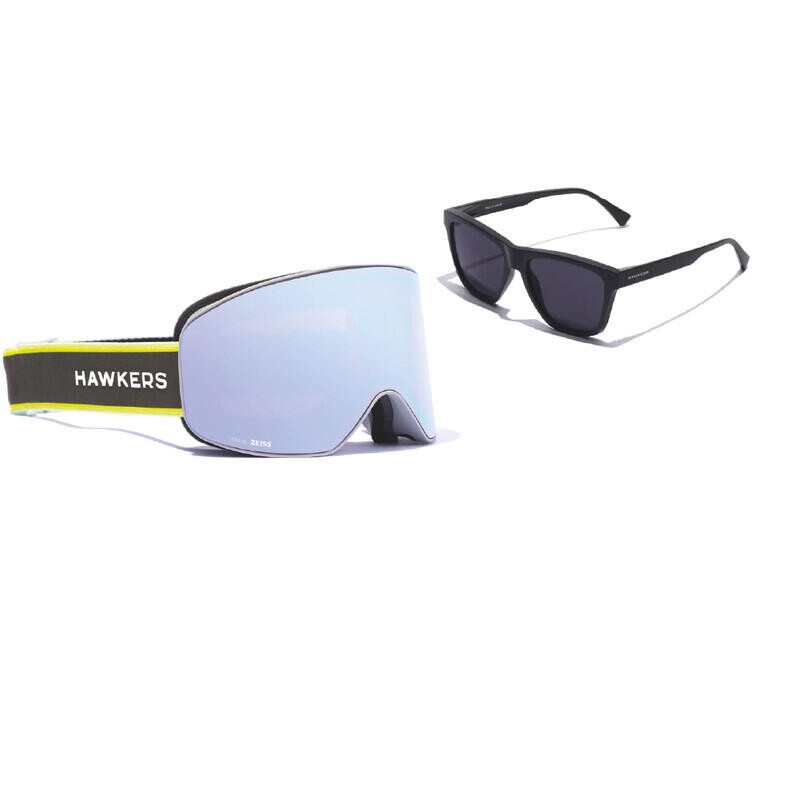 

Солнцезащитные лыжные очки Hawkers, цвет dark grey/light blue/orange