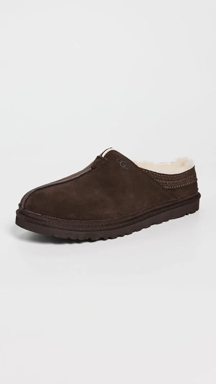 Тапочки мужские UGG, пыльный какао/натуральный — фото 2
