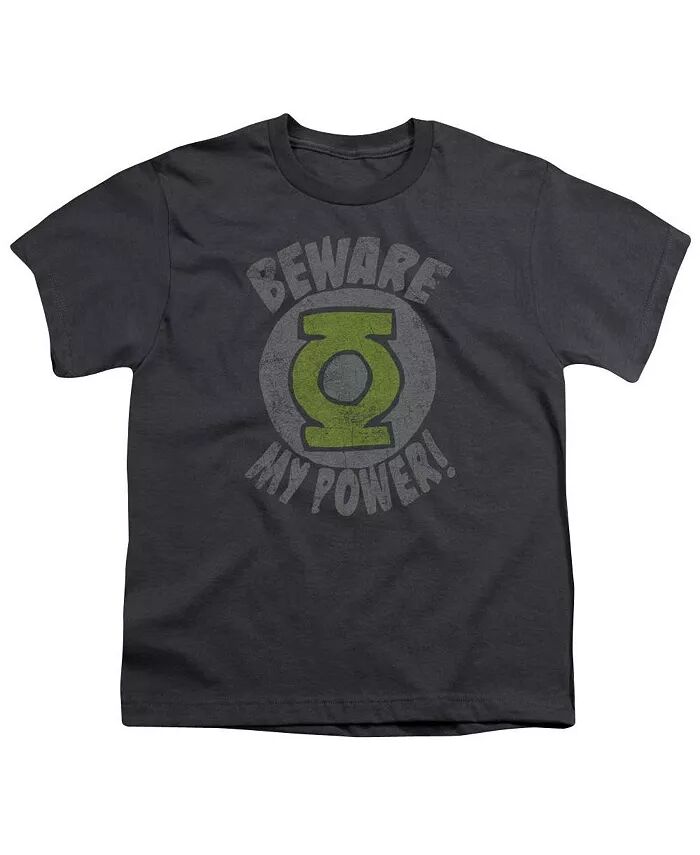

Футболка с коротким рукавом Boys Beware Green Lantern, серый