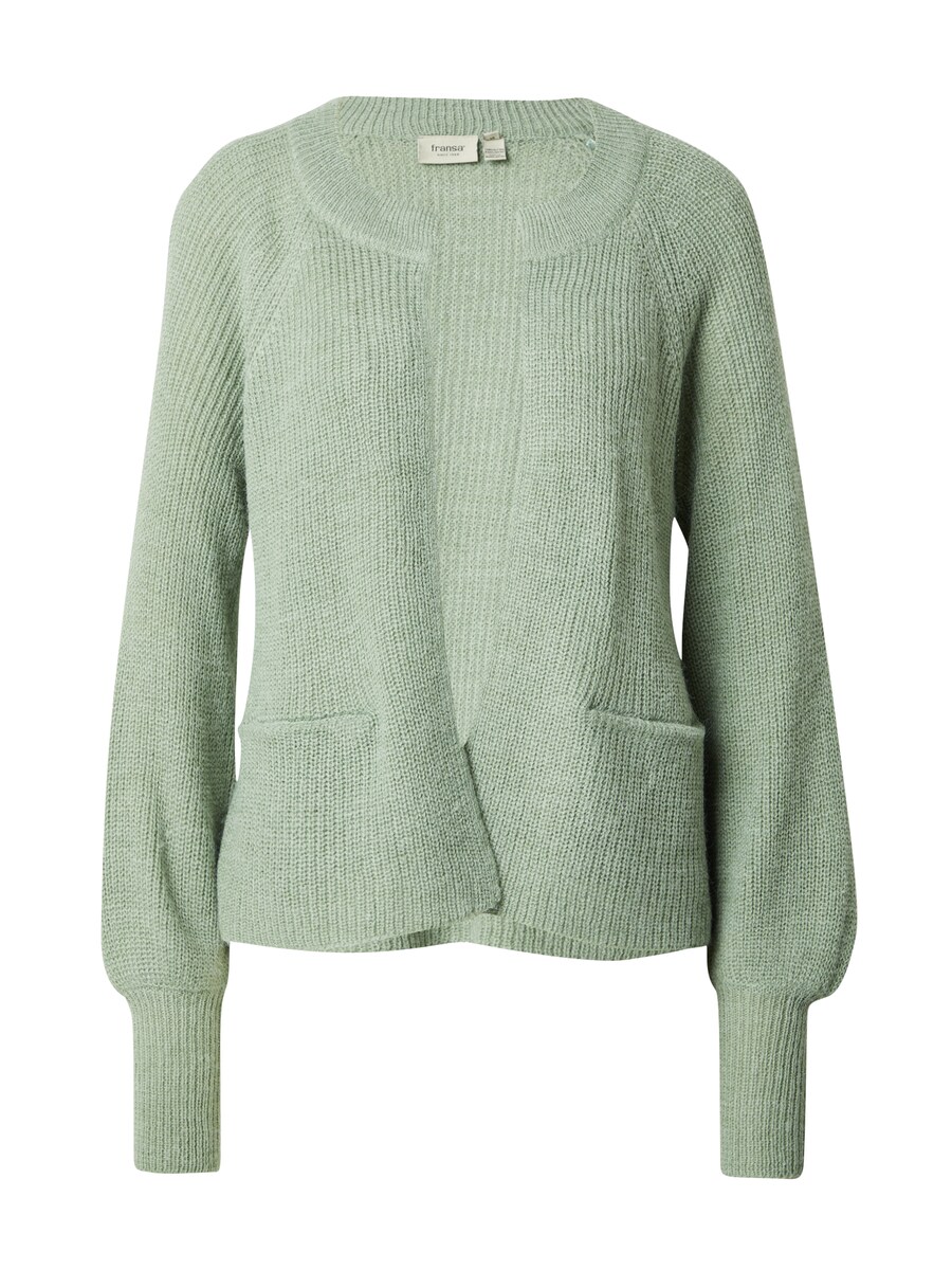 

Вязаный кардиган Fransa Knit Cardigan Eretta Car 4, пастельный зеленый