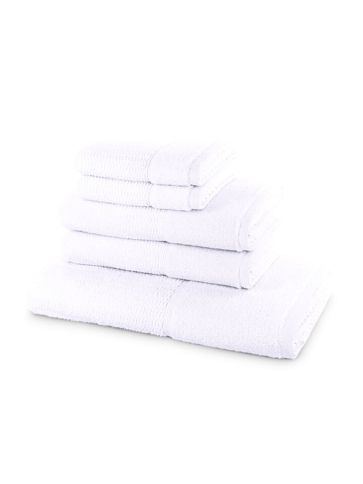 

Набор полотенцев frottana set Pearl 5 TLG, цвет snow