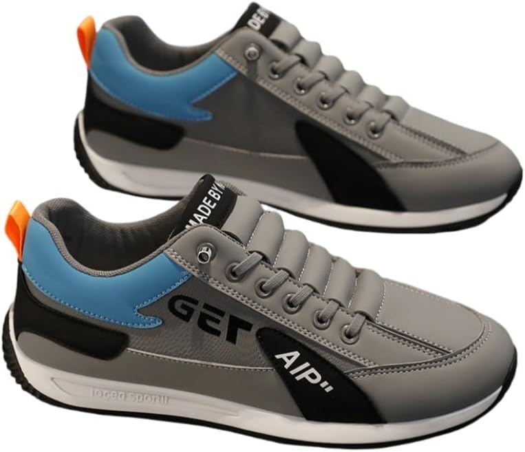 

Мужские легкие повседневные спортивные кроссовки- мягкий и удобный верх, противоскользящая подошва из ПВХ. Подходят для ходьбы и тренировок Clolinde, серый