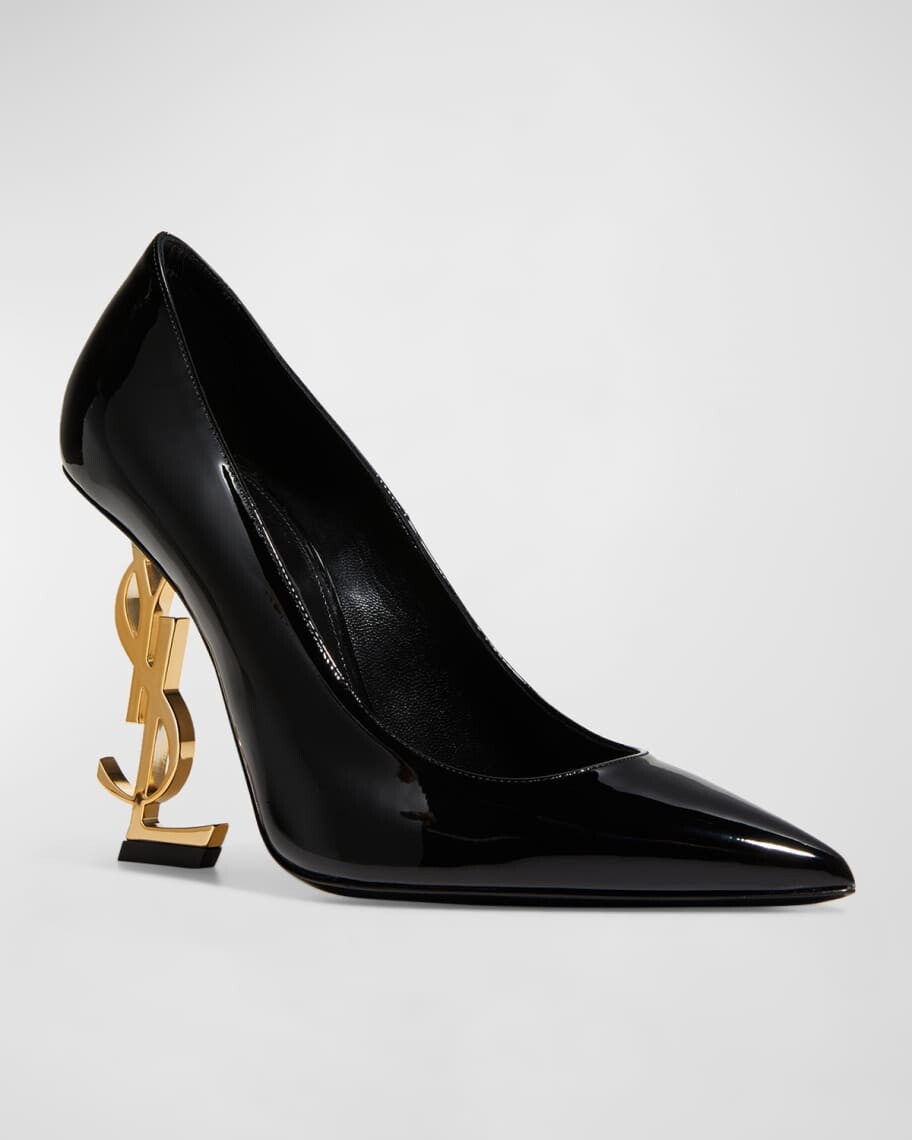 Патентованные туфли-лодочки Opyum YSL-Heel 110 мм Saint Laurent — фото 2