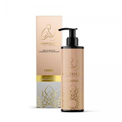 

Bodygliss Массажное масло и смазка «Клубника и шампанское», 150 мл, Bodygliss