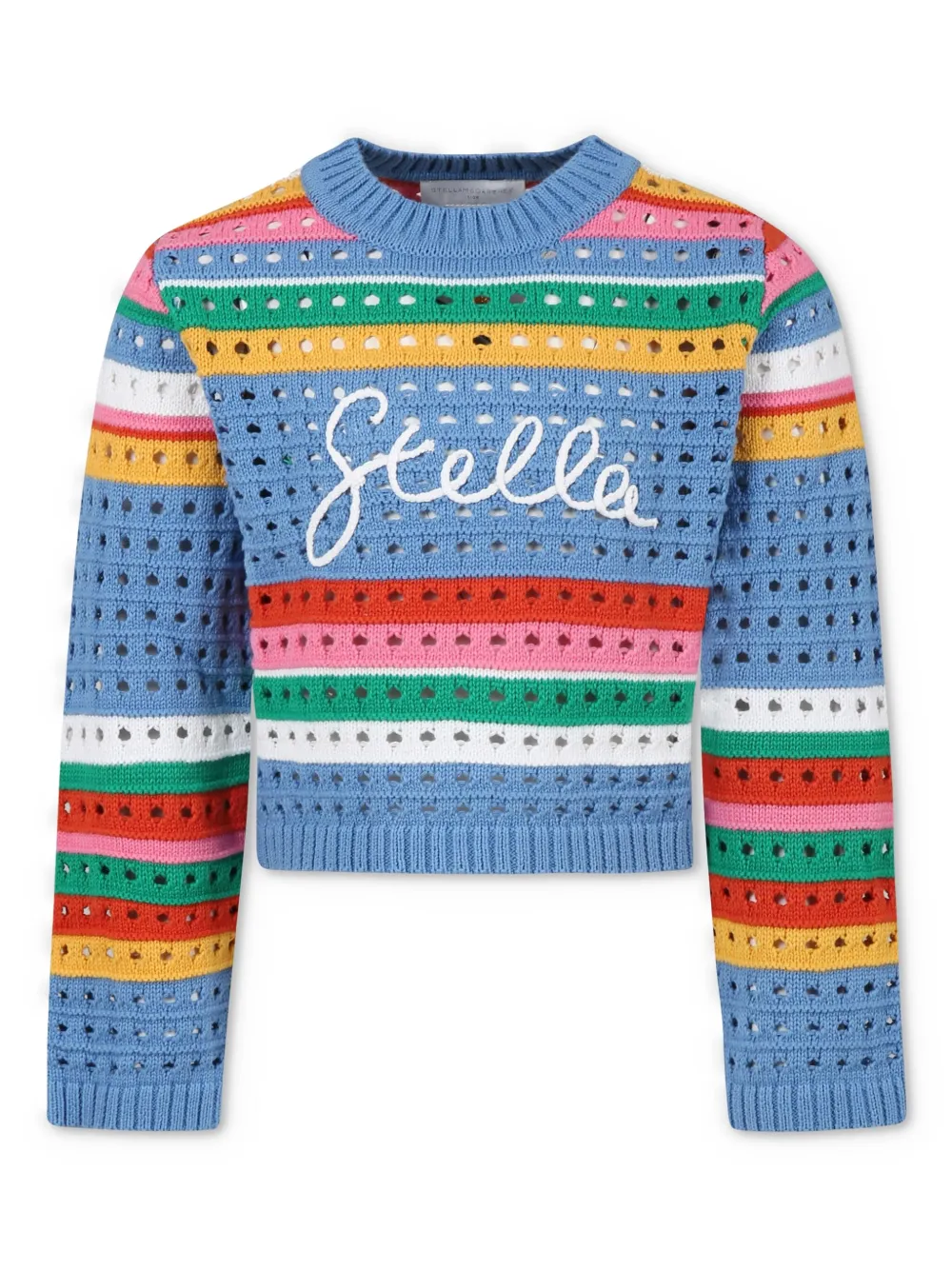 

Свитер в полоску Stella McCartney Kids, синий