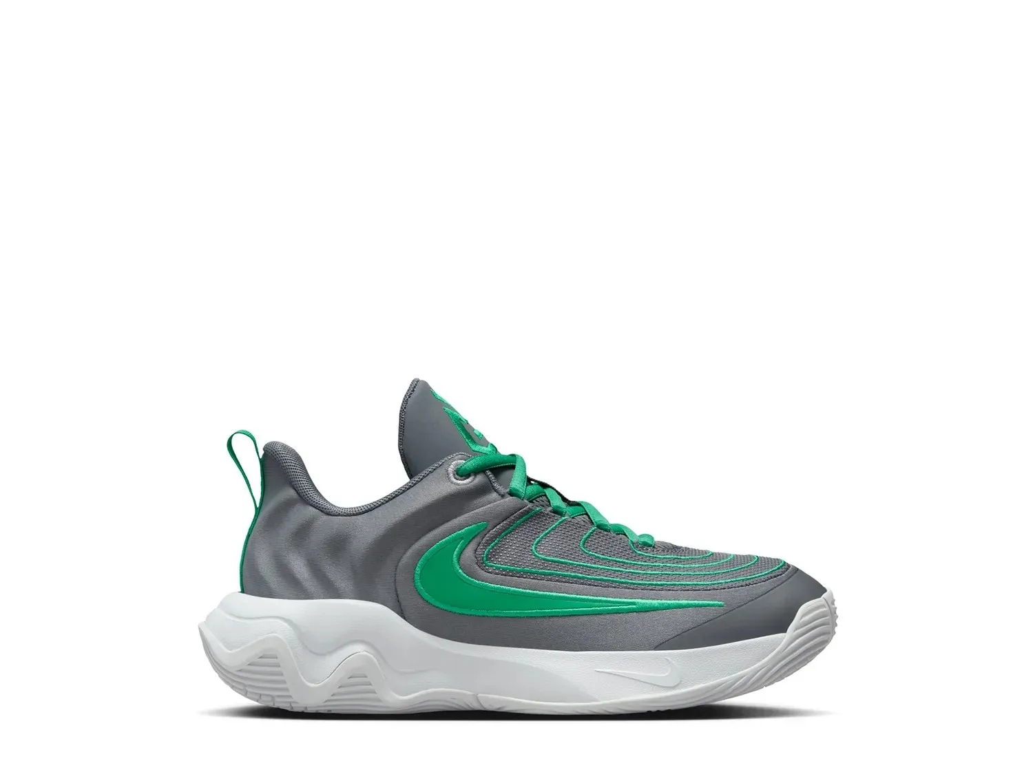 

Кроссовки Nike Giannis Immortality 4 — детские, серые/зеленые