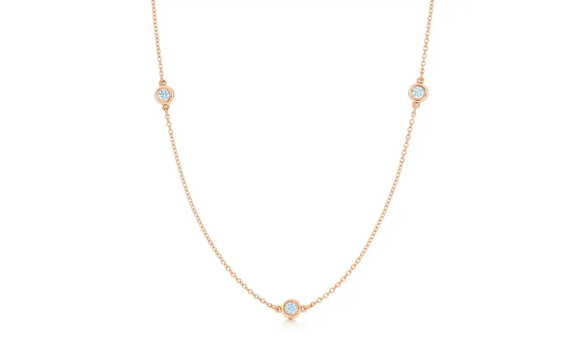 

TIFFANY & CO. Ожерелье из розового золота 18 карат Elsa Peretti