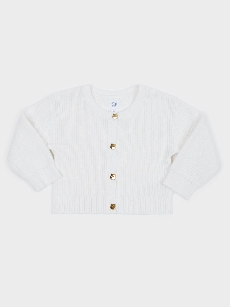 

Кардиган на пуговицах Gap, белый