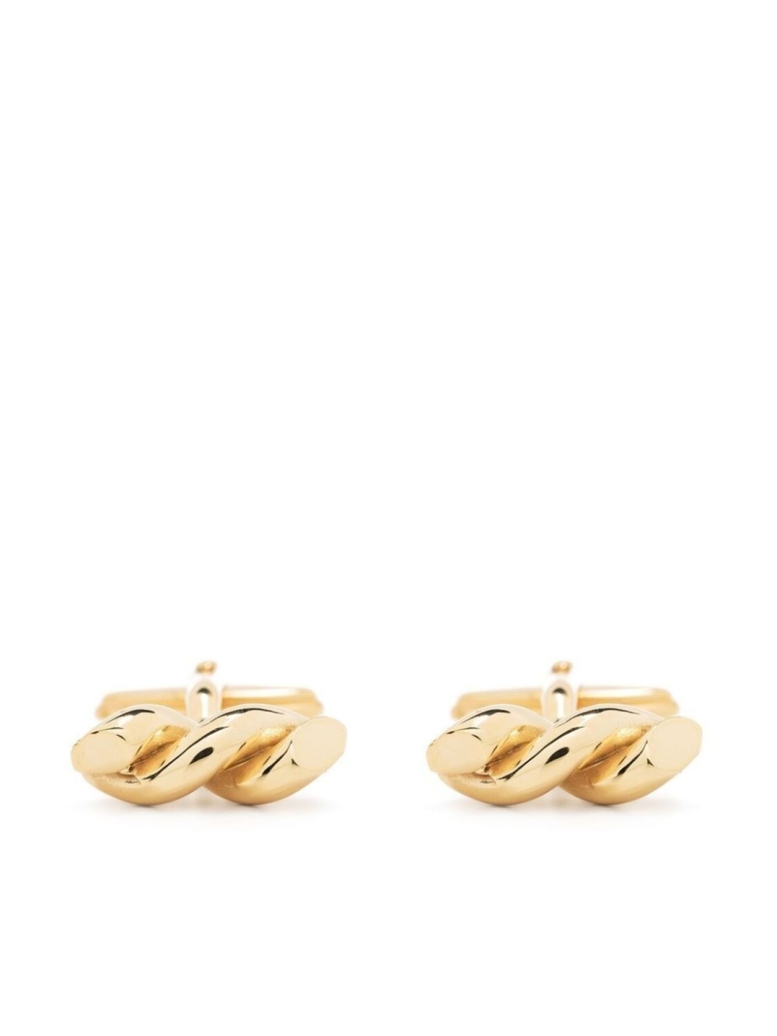 

Витые запонки Lanvin, золотой