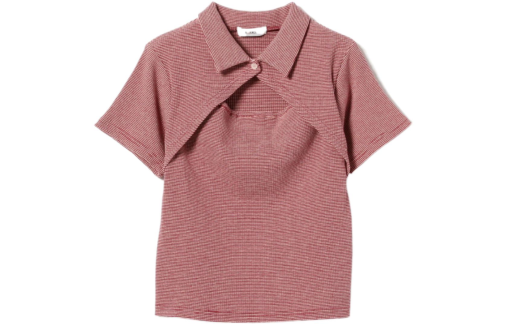 

Женские рубашки поло с воротником поло средней жесткости, другие Beams, розовый