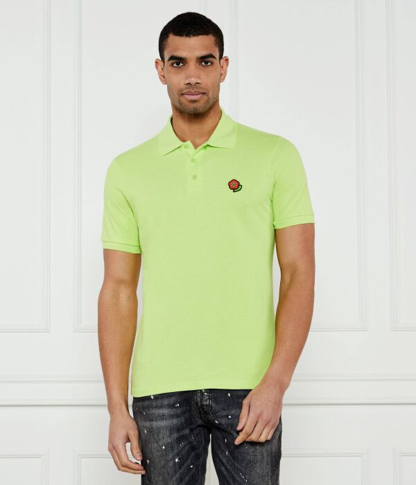 

Футболка-поло Kenzo Slim Fit, зеленый