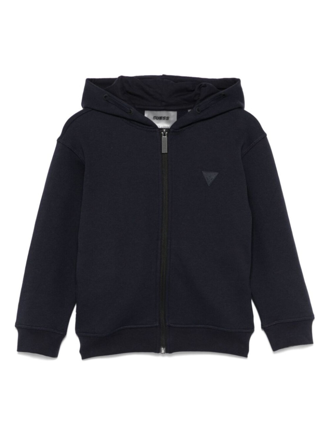 

Guess, детская толстовка с капюшоном с прорезиненным логотипом guess kids, синий