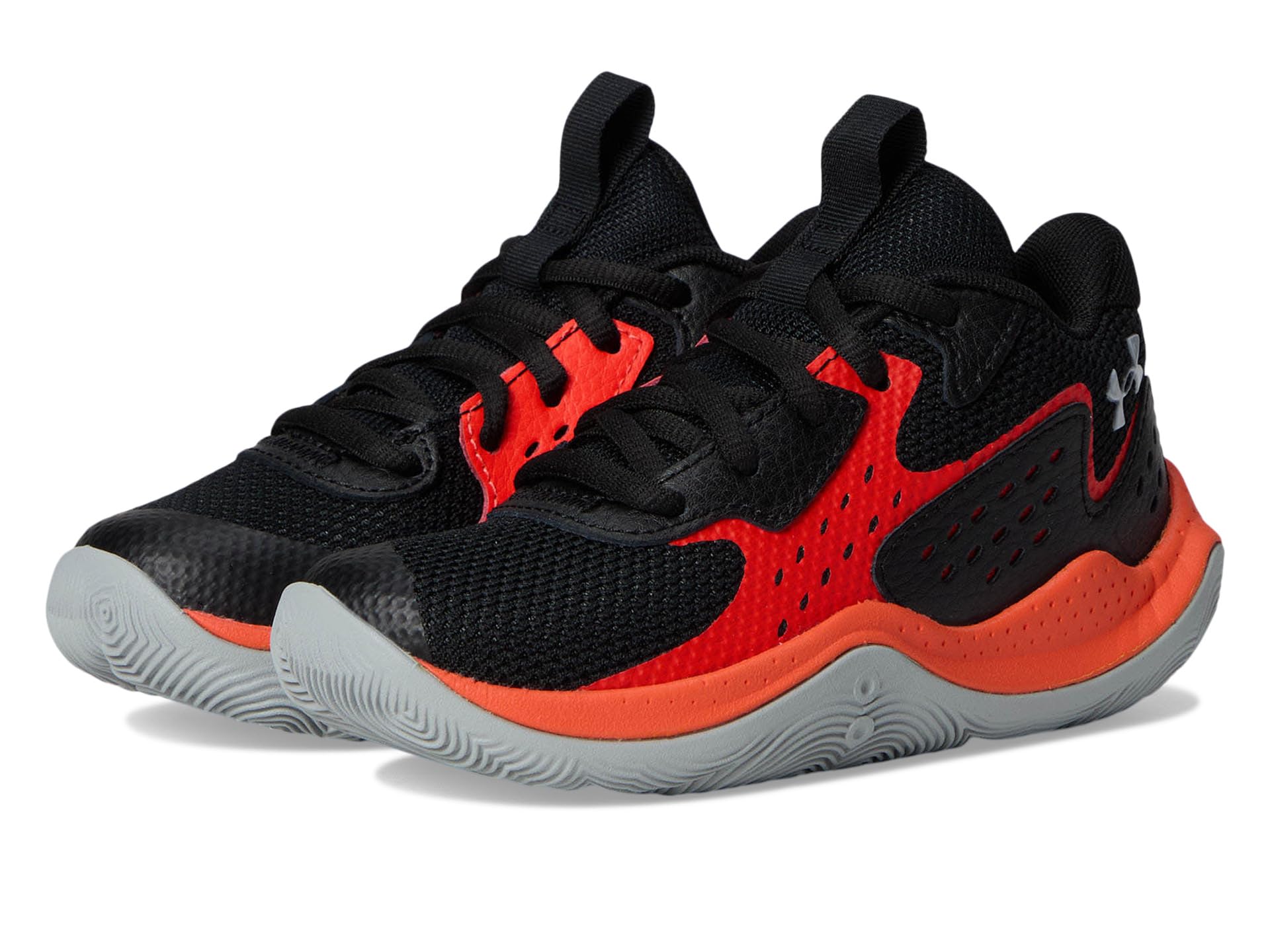 

Кроссовки Under Armour Kids Jet '23 Basketball Shoe, Black/Ares Red/Mod Gray