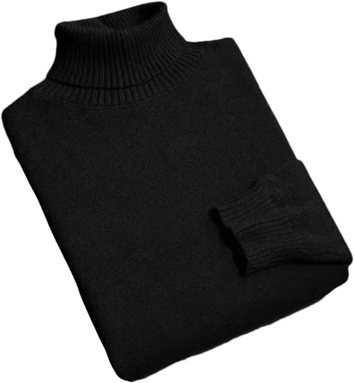 

Мужской вязаный свитер с воротником-стойкой, Slim Fit, длинный рукав ZouoYYii