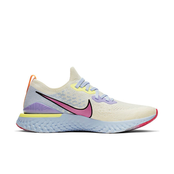 Кроссовки epic react flyknit Nike, белый — фото 2