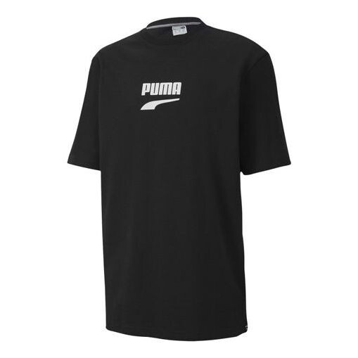 

Футболка downtown classical logo short sleeve tee black Puma, черный