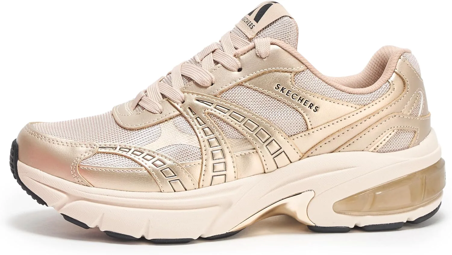 Мужские кроссовки Skechers Shadow - Stellar 90, бронза — фото 2