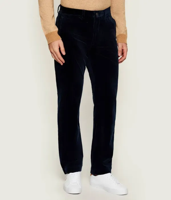 Вельветовые брюки straight fit Polo Ralph Lauren, темно-синий — фото 3