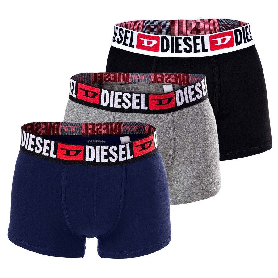 

Трусы DIESEL Boxer shorts Damien, цвет navy/mottled grey/black