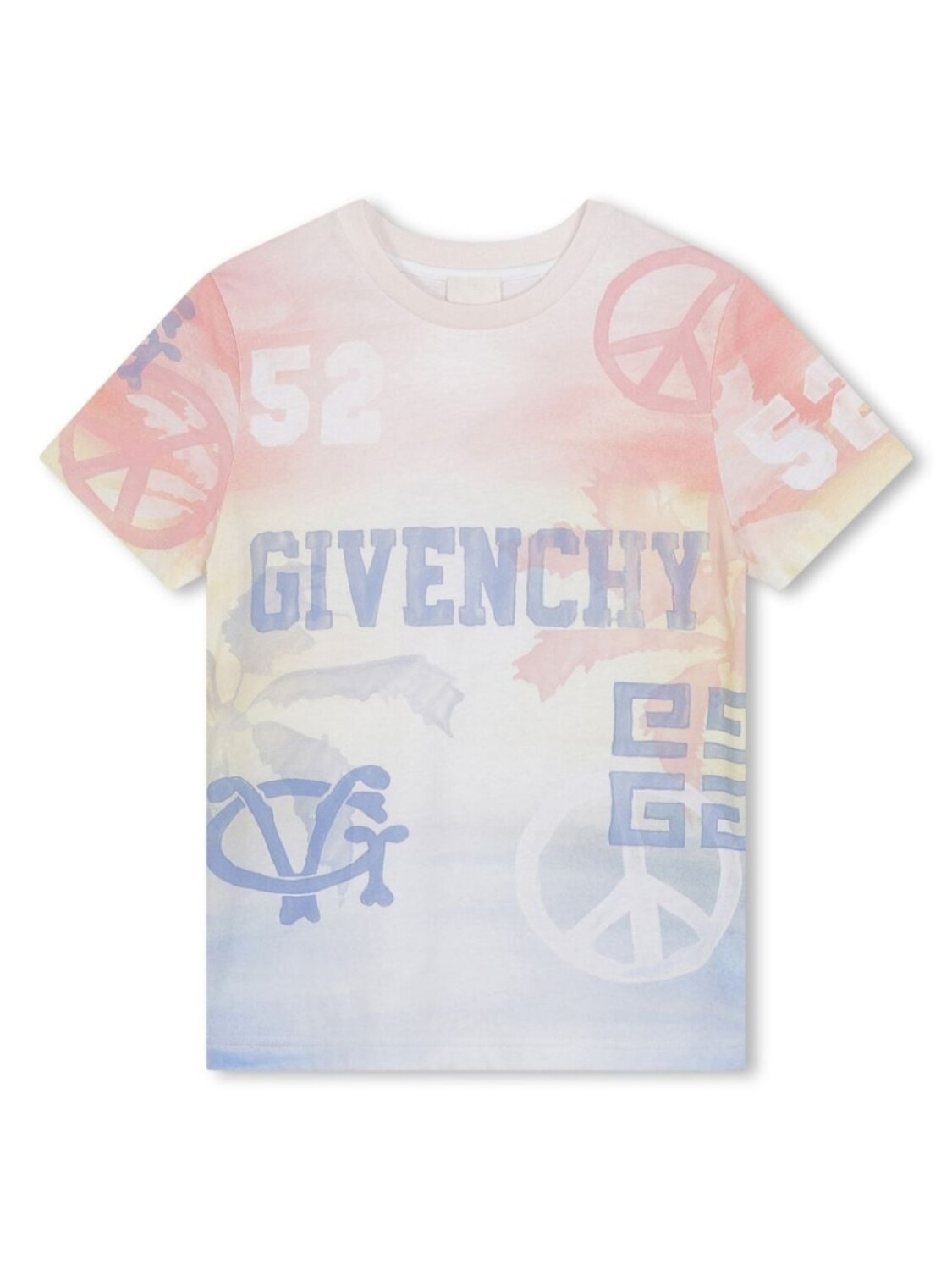 

Givenchy Kids футболка с графичным принтом, синий