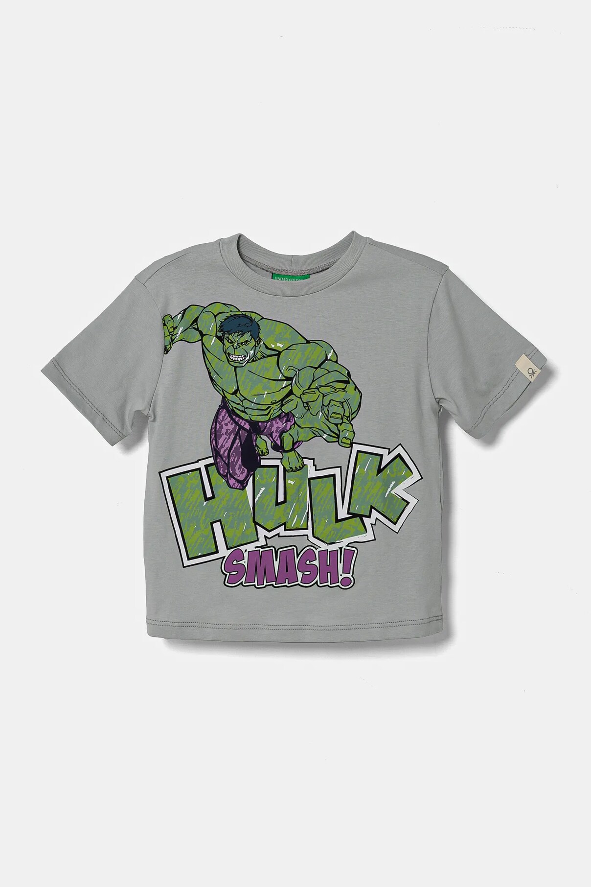 

Футболка из хлопка для детей United Colors Of Benetton, серый