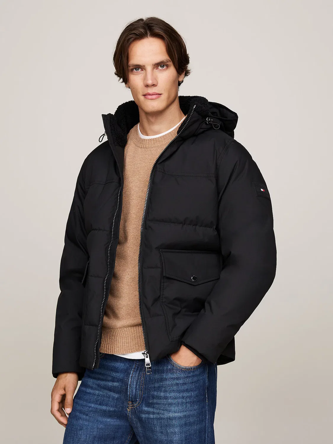 Куртка межсезонья 'Рокки' Tommy Hilfiger, Black — фото 2