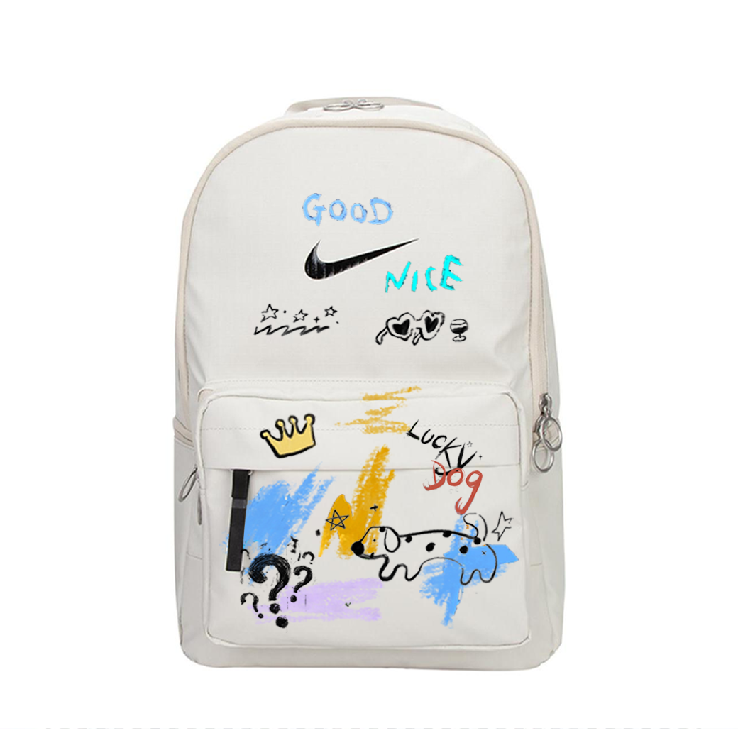 

Тканевый рюкзак унисекс разноцветный Nike, lucky dog