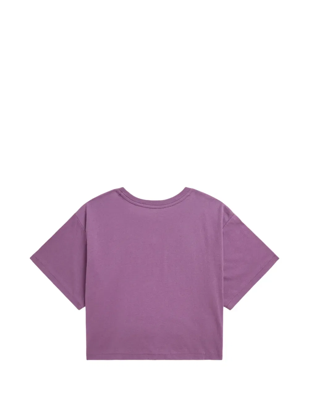 Футболка с вышивкой Polo Ralph Lauren Kids, фиолетовый — фото 2