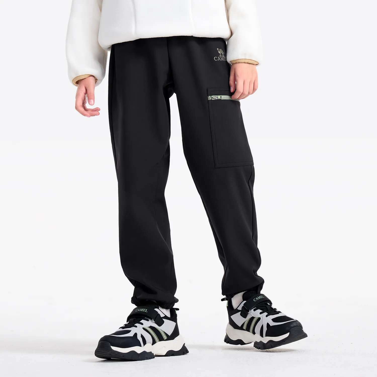 Детские брюки softshell CAMEL, Phantom Black — фото 4