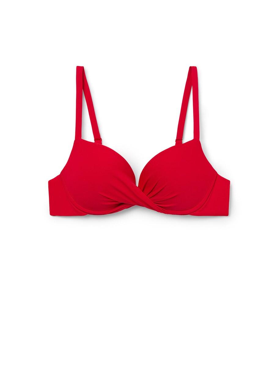 

Верх бикини с пуш-апом CALZEDONIA, цвет mottled red