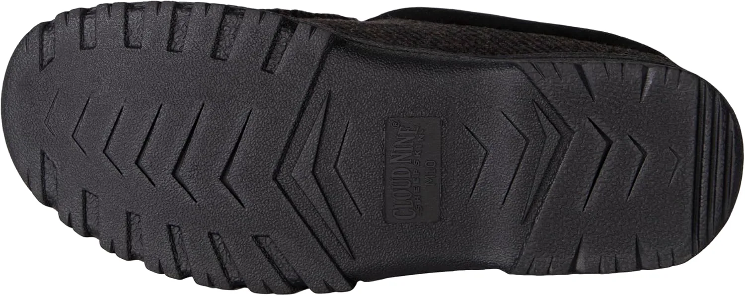 Мужские сабо Cloud Nine Sheepskin Alex из овчины с термопластичной резиновой подошвой, с подкладкой, удобные, серый — фото 3