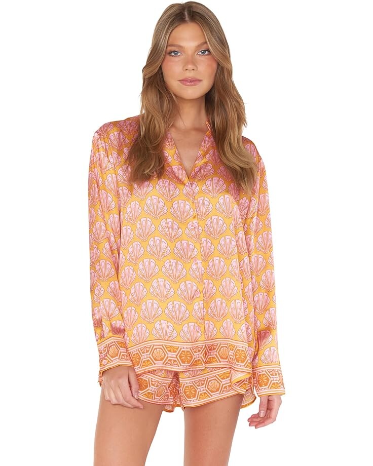 

Пижама Show Me Your Mumu Early Riser, цвет Shells Silky