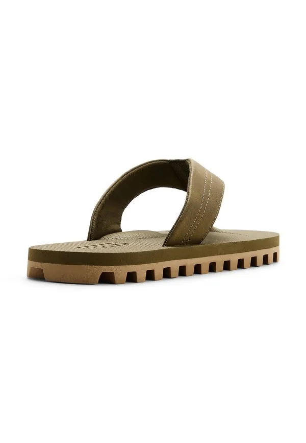 Сандалии-Вьетнамки с т-образным ремешком Aldo, Khaki — фото 4