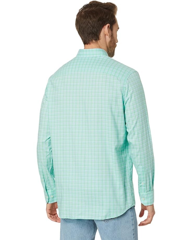 

Рубашка Southern Tide Skipjack Winton Plaid Sport Shirt, цвет Neptune Green
