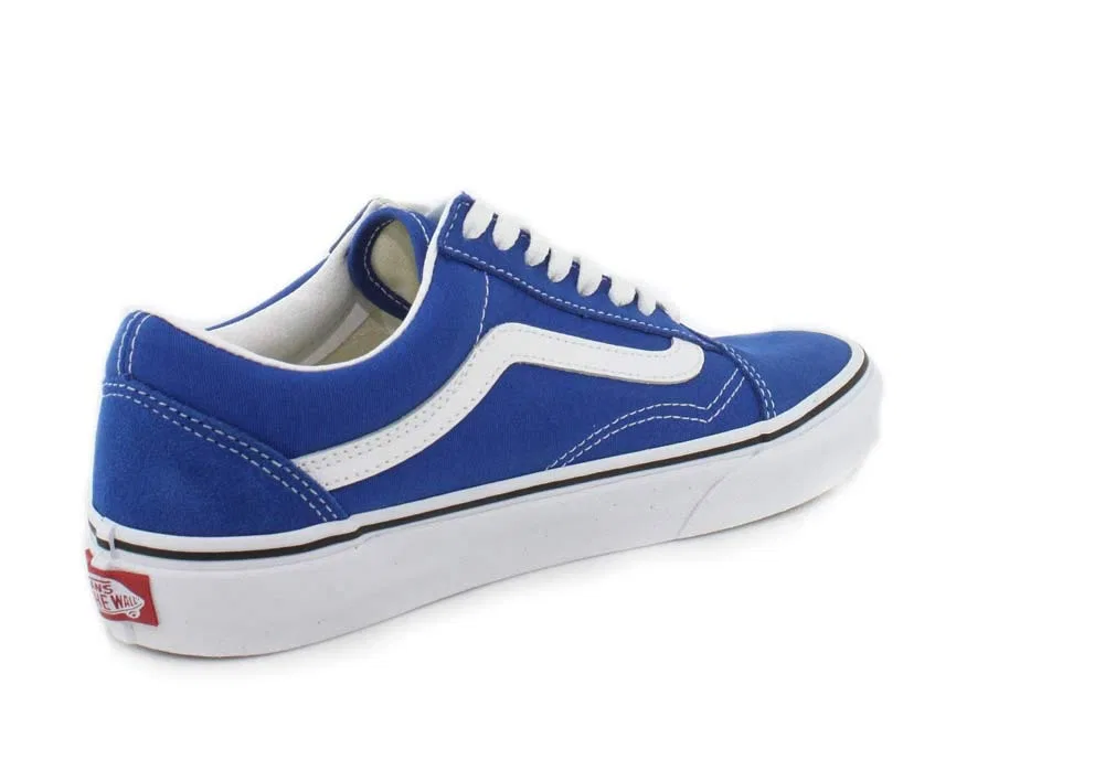 Детские кроссовки для девочек с принтом Old Skool Vans, Chalk Pink True White — фото 4