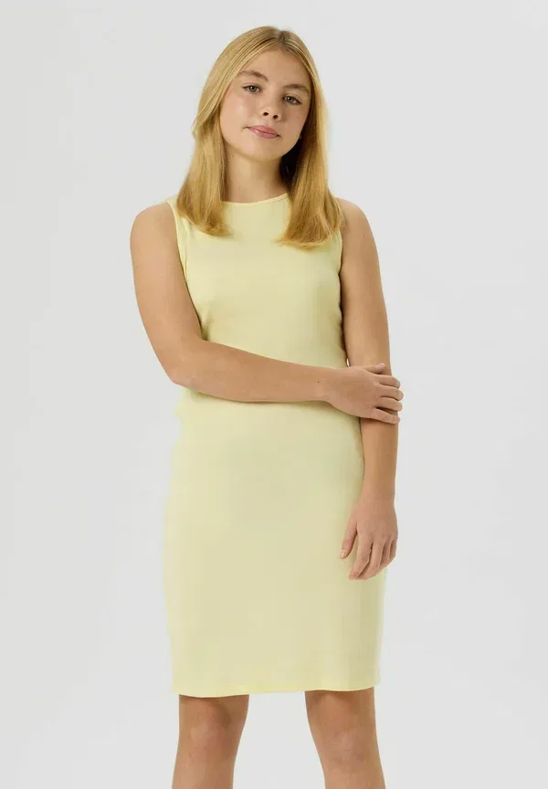 Комплект из 2 платьев-свитеров, 100% хлопок, Slim Fit, Two Soon, Pastel Yellow, желтый — фото 2