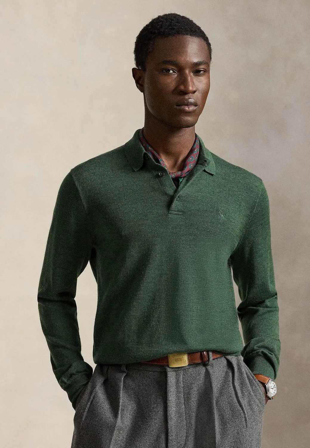 Свитер с длинным рукавом Polo Ralph Lauren, Lodgepole Pine Heather