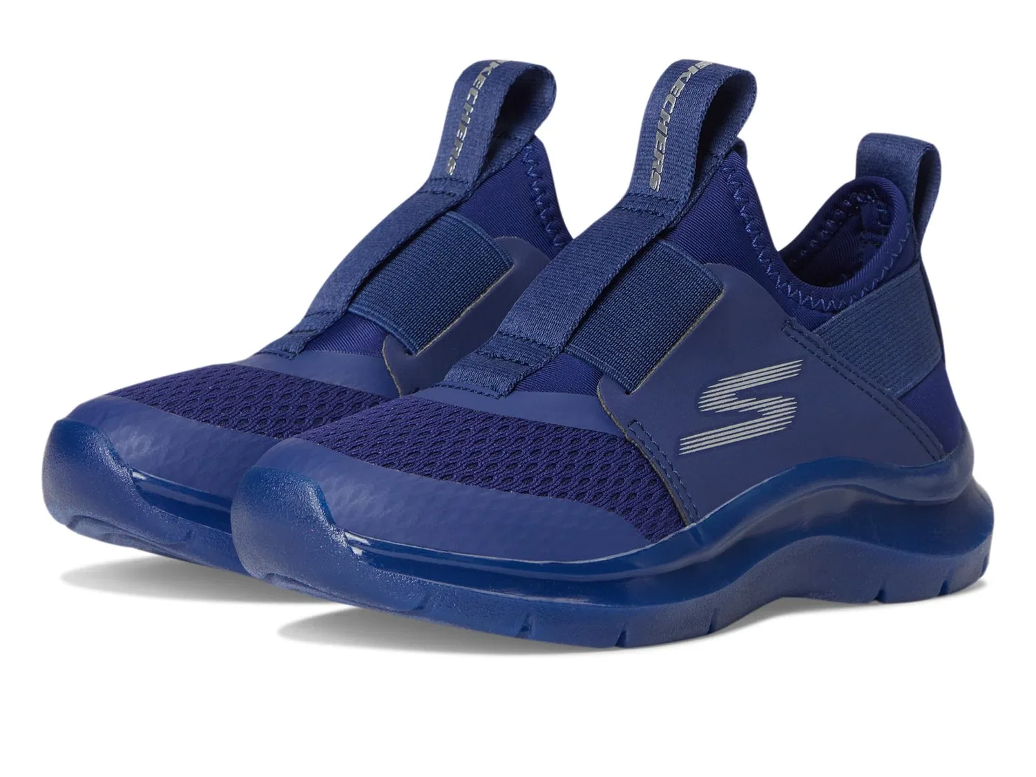 Детские кроссовки для мальчиков с принтом Skech Fast Ice Skechers, Navy