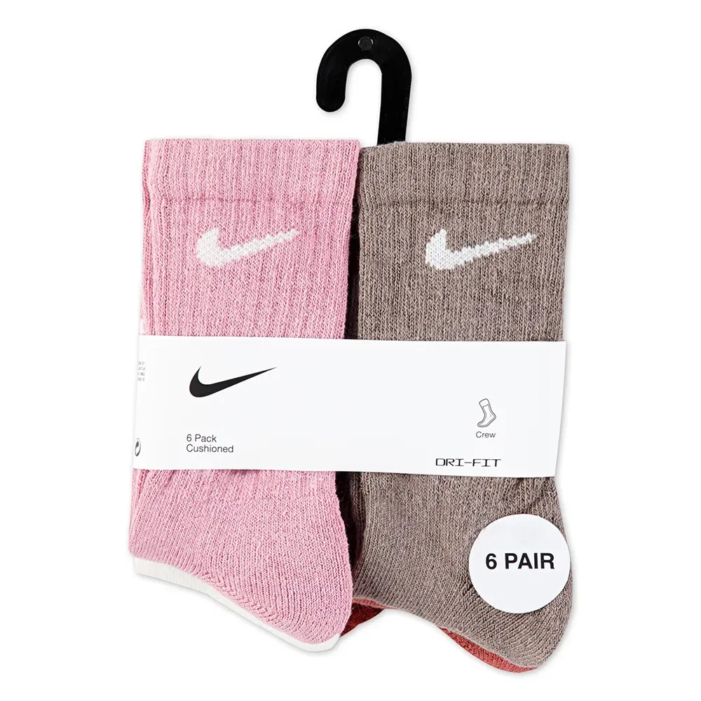 Носки Nike Nhb Dri-Fit Perf Basic Crew 6 пар, мультиколор — фото 3