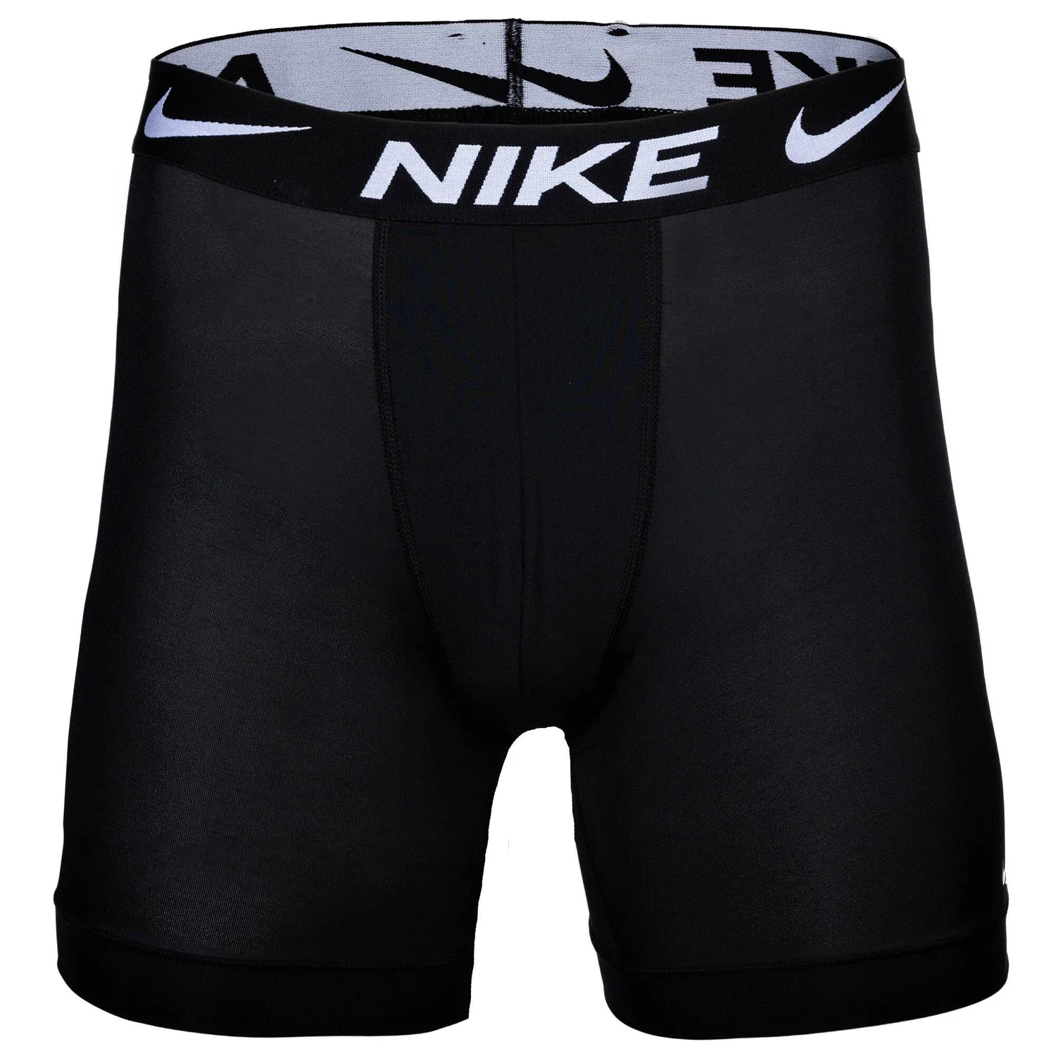 Мужские длинные боксеры с технологией Dri-FIT, 3 шт., Nike, Цвет: Schwarz — фото 2