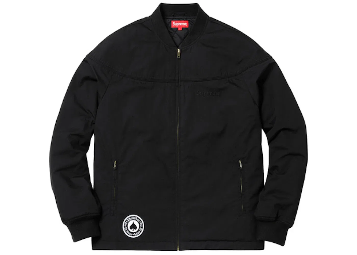 Мужская куртка из поплина с принтом Thrasher Supreme, Black