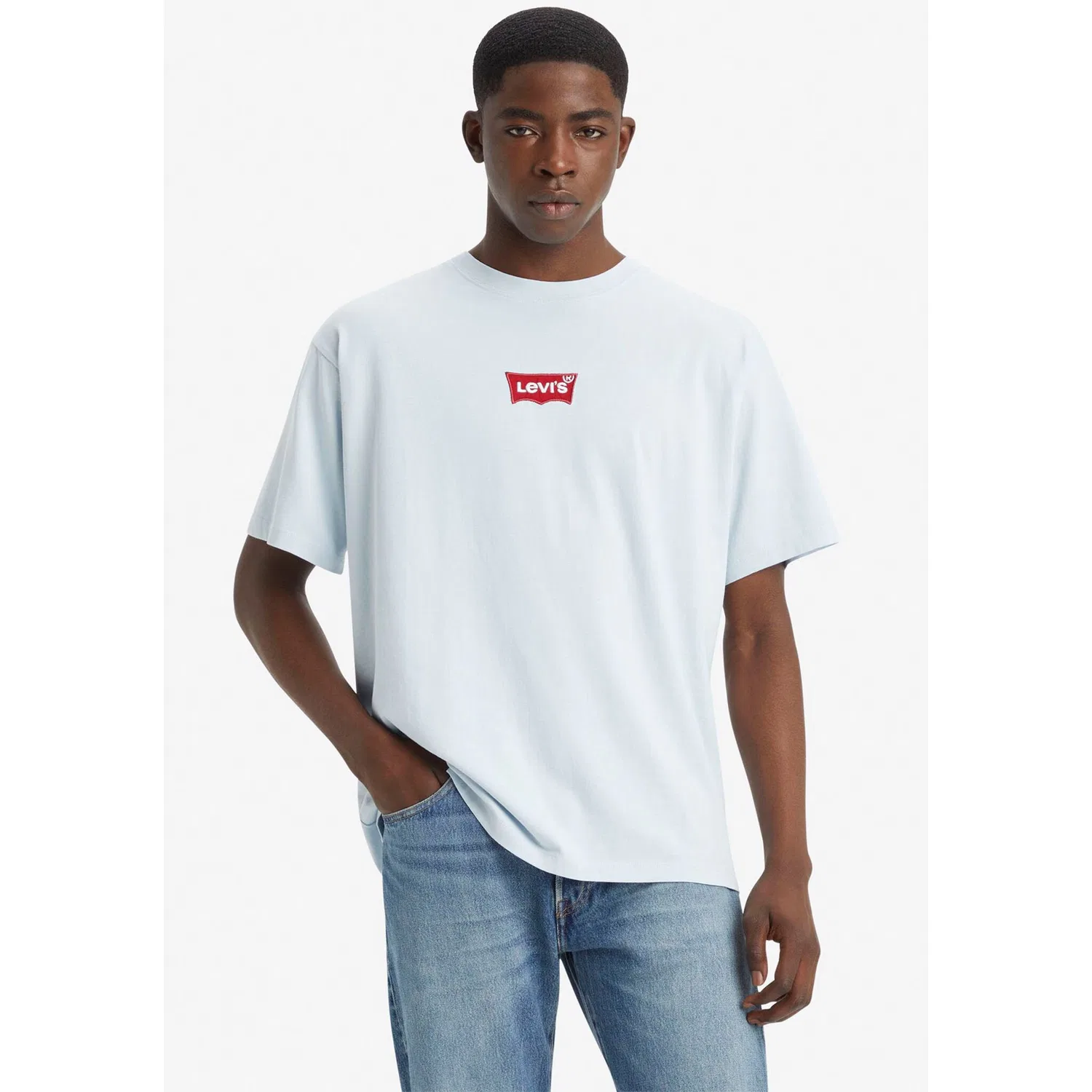 Мужская футболка с логотипом Levi's, LSE BATWING BADGE NI